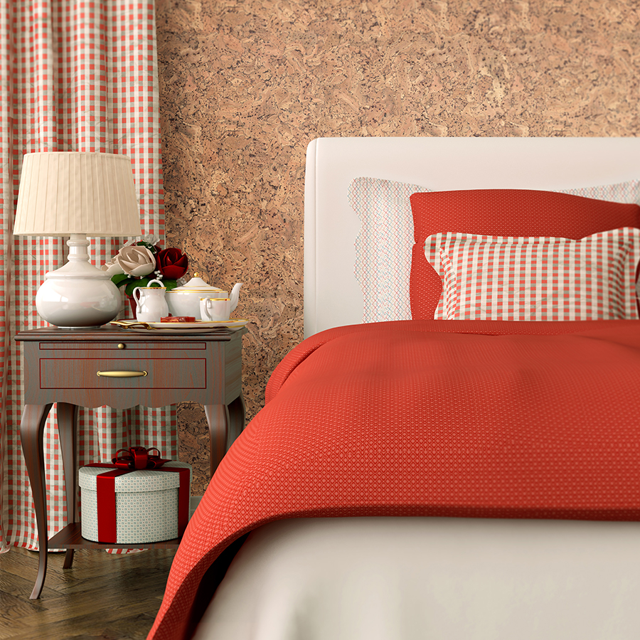 Пробковая стеновая панель Corkstyle Wall Design Murano 600×300×3 фото в интерьере